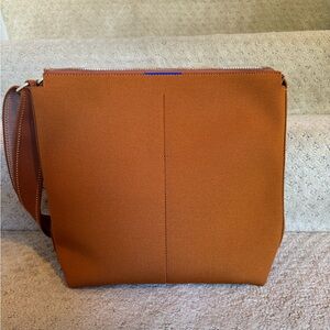 Rothy’s Mini Zip Bucket in Amber Brown